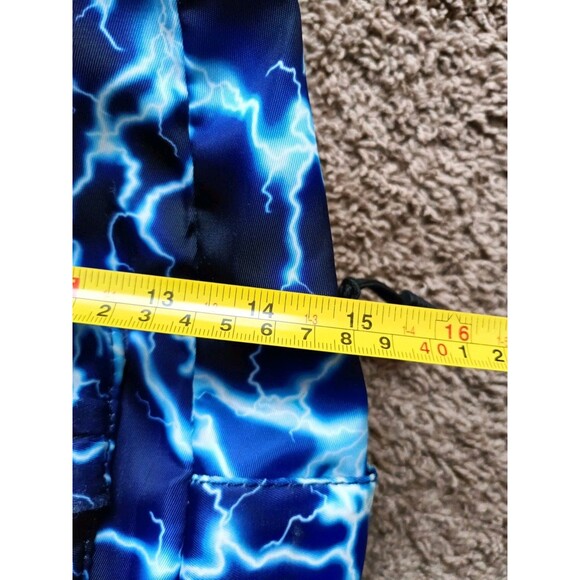 Lightning Bolt Backpack Blue Adjustable 17 Inches - Picture 7 of 8
